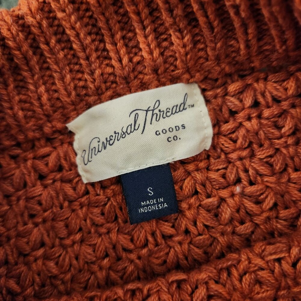 Universal Thread Burnt Orange Crewneck Sweater - Picture 4 of 11